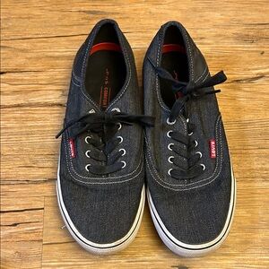 Levi's Men’s Black Denim Men's Sneakers Size 8.5